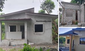 77 SQM Simple Pero Maganda Concrete House Full Finish 3BR 2CR ~ Homlovely.com