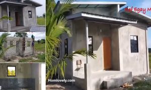 Low Cost 63 sqm Small Bahay House Design and 3 Rooms 1Cr ~ Homlovely.com
