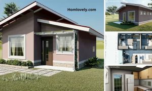 Small House Design 6x7 meters with Floor Plan ~ Homlovely.com