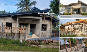 80 Sqm Inspiring OFW House with Floor Plan + Cost (3 Bed 2 Bath) ~ Homlovely.com