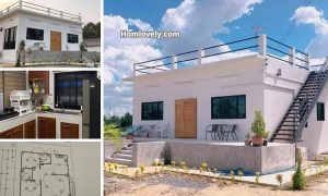 9x8m Amazing Small House with Roofdeck (Free Floorplan) ~ Homlovely.com
