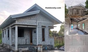 Low Budget Simple House Design 75 sqm (2Br 2Cr) ~ Homlovely.com