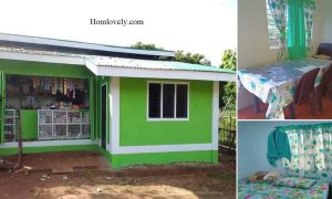 Elongated Small House Design With Mini Store ~ Homlovely.com