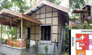 20 x 18 ft. OFW Simple Amakan House Half-Concrete with 2 Bedrooms ~ Homlovely.com