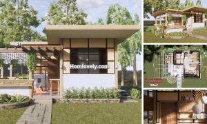 5x5m Simple Half Amakan Bahay Kubo 2 BR (350K Php) ~ Homlovely.com