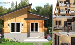 Small House Design With Half Amakan Half Concrete Materials ~ Homlovely.com