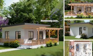 6x6 Simple and Lovely Farmhouse for Small Family ~ Homlovely.com