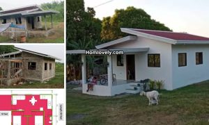 Small Budget House Napaka Ganda with Floorplan (54sqm) ~ Homlovely.com
