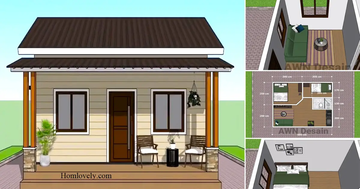 5 x 6 M Livable Small House Design And Plan ~ Homlovely.com