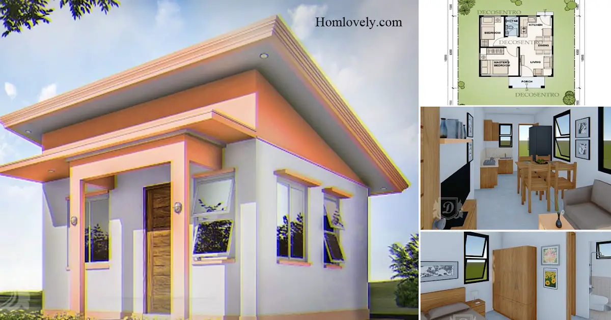 6 x 6 M Very Cozy Tiny Bahay Design And Plan ~ Homlovely.com