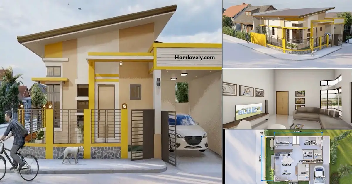 72 sqm Home Design 3Br