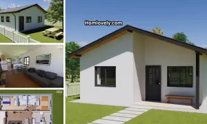 87 Sqm Simple Napakaganda Bahay with Floorplan 2BR ~ Homlovely.com