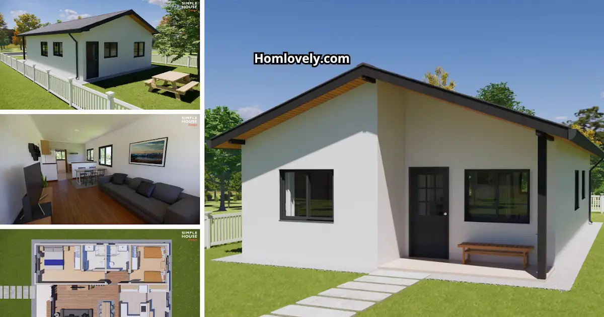 87 Sqm Simple Napakaganda Bahay with Floorplan 2BR ~ Homlovely.com