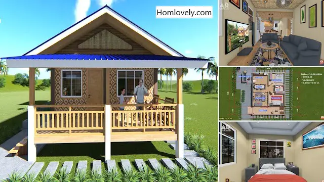 Beautiful Amakan House Design With Floor Plan ~ Homlovely.com
