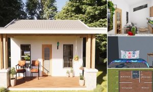 Cheap And Cozy House Design In 6 x 7 M ~ Homlovely.com