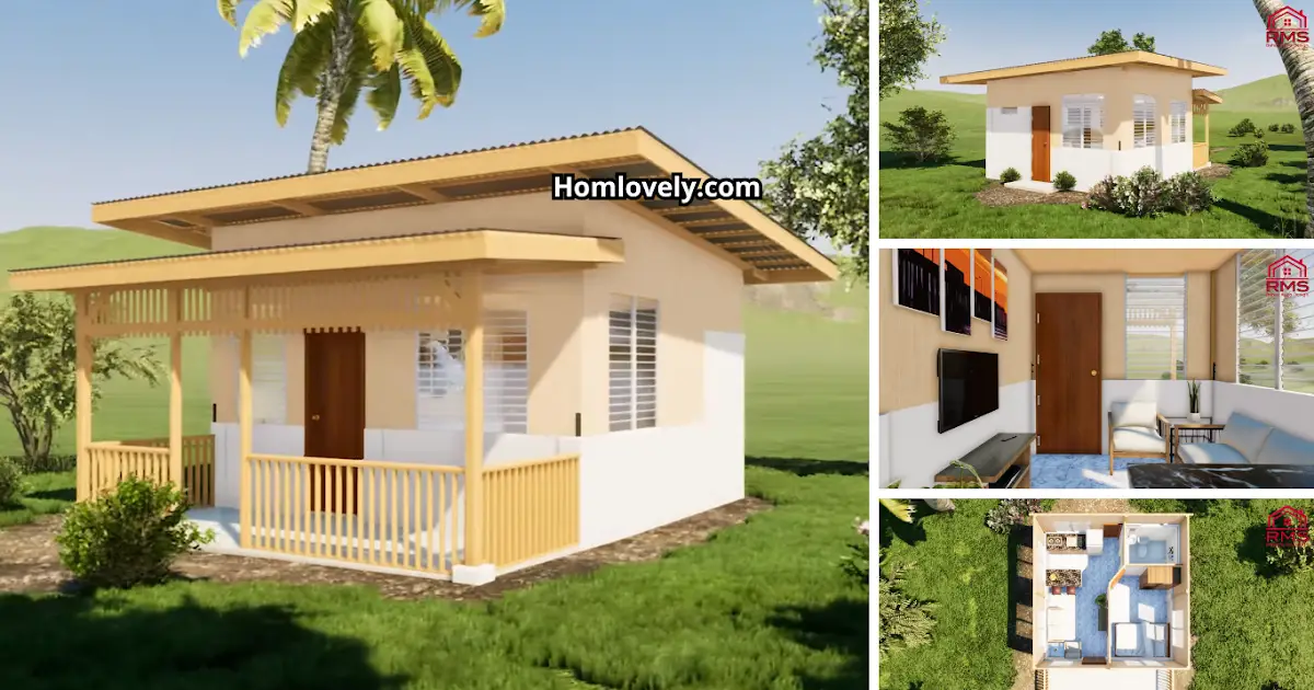 Cheap Half Plywood Bahay Kubo (25sqm) Only 70K ~ Homlovely.com