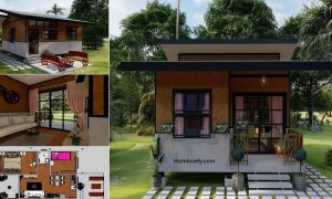 Modern Bahay Kubo 48 sqm Simple House with Detail Plan ~ Homlovely.com