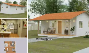 Simple Napakaganda Bahay with Floor Plan 6x7 Meters ~ Homlovely.com