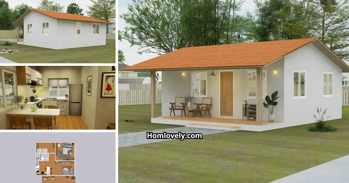 Simple Napakaganda Bahay with Floor Plan 6x7 Meters ~ Homlovely.com