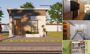 Tiny House Design 5 x 5 Meters, 25 sqm ~ Homlovely.com