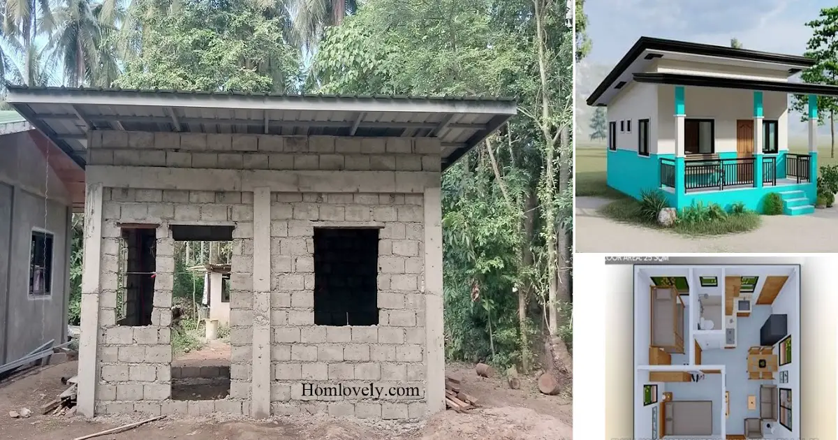 200K Before After Bahay Design For Small Family ~ Homlovely.com