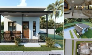 5 Meters By 5 Meters Simple House Design One-Storey ~ Homlovely.com