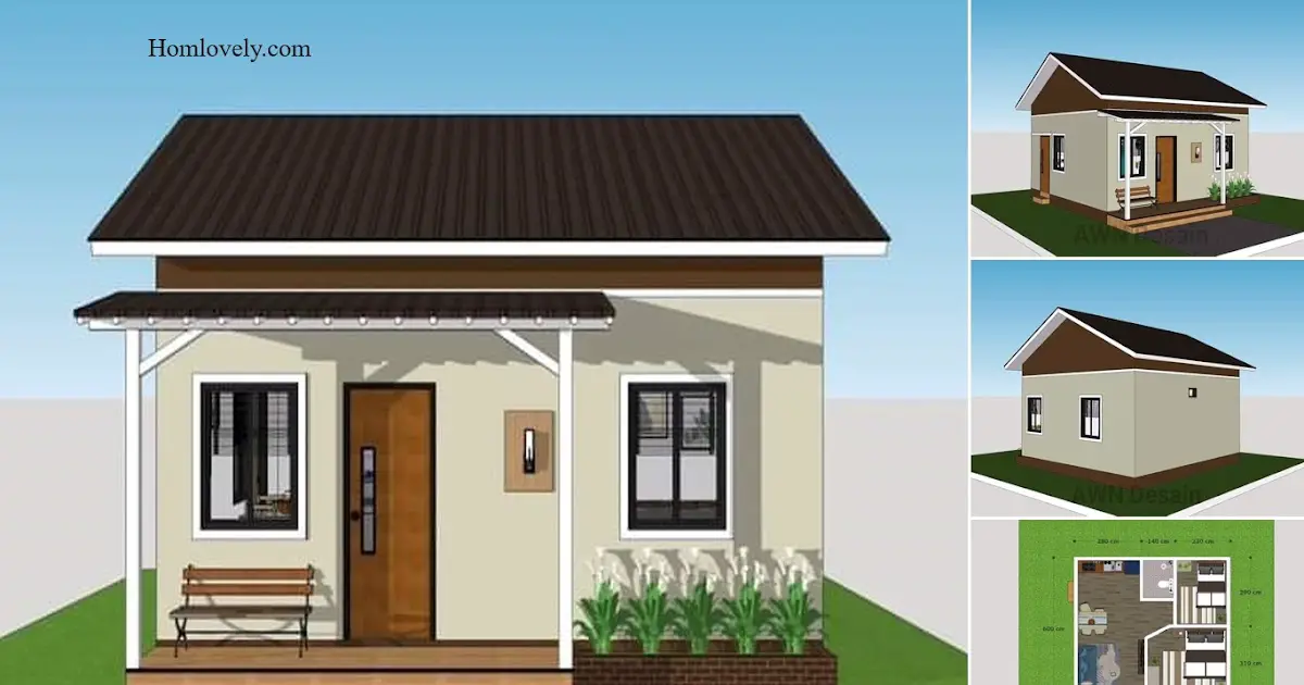 Cozy Small House Design In 6 x 6 M ~ Homlovely.com