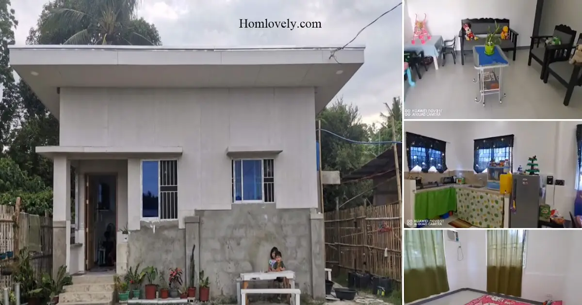Half Concrete Simple House Design Ideas ~ Homlovely.com
