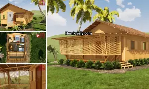 Humble Native Bahay Kubo Design Very Cozy, Perfect Low-Cost 2BR ~ Homlovely.com