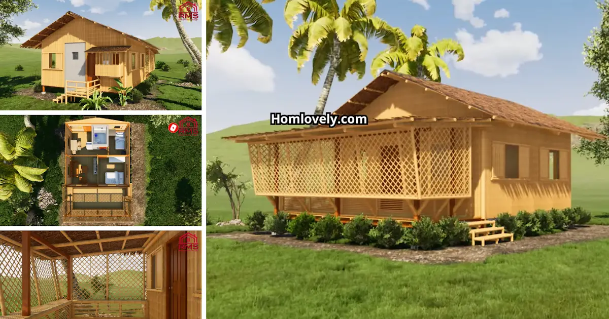 Humble Native Bahay Kubo Design Very Cozy, Perfect Low-Cost 2BR ~ Homlovely.com