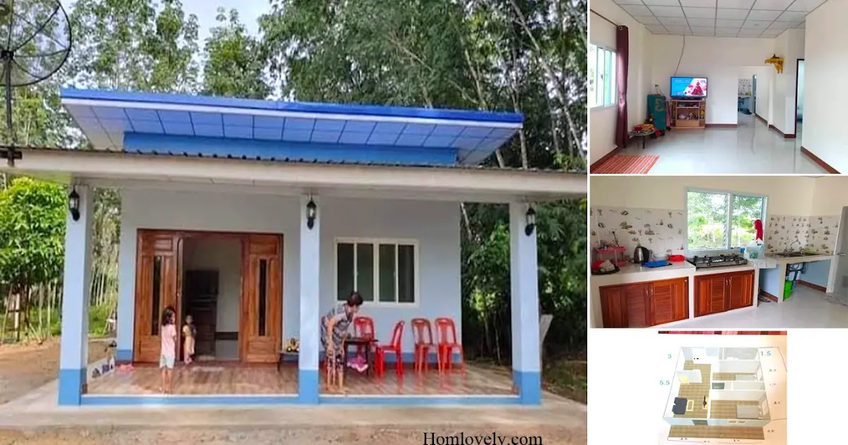 Humble OFW Small House Design and Detail Plan ~ Homlovely.com