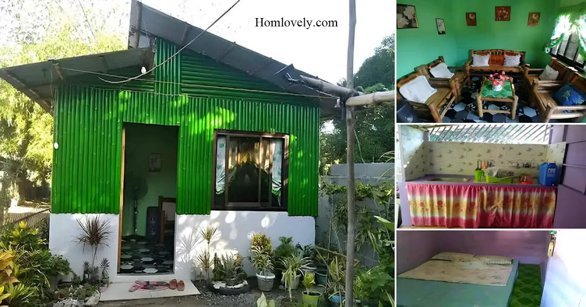 Humble Small House Design With Bamboo Materials ~ Homlovely.com