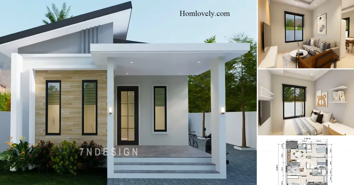Simple Life With Your Dream House In 7 x 11 M ~ Homlovely.com