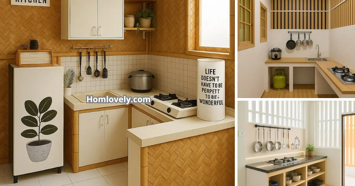 Simple Napaka Ganda Kitchen for Small Spaces (Est. Cost) ~ Homlovely.com