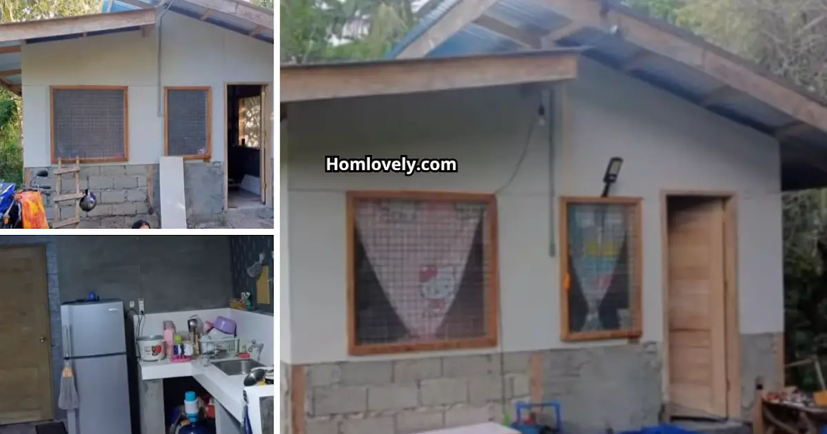 Simple Napakaganda Low-Budget House ( Half-Hardiflex Half-Concrete ) ~ Homlovely.com