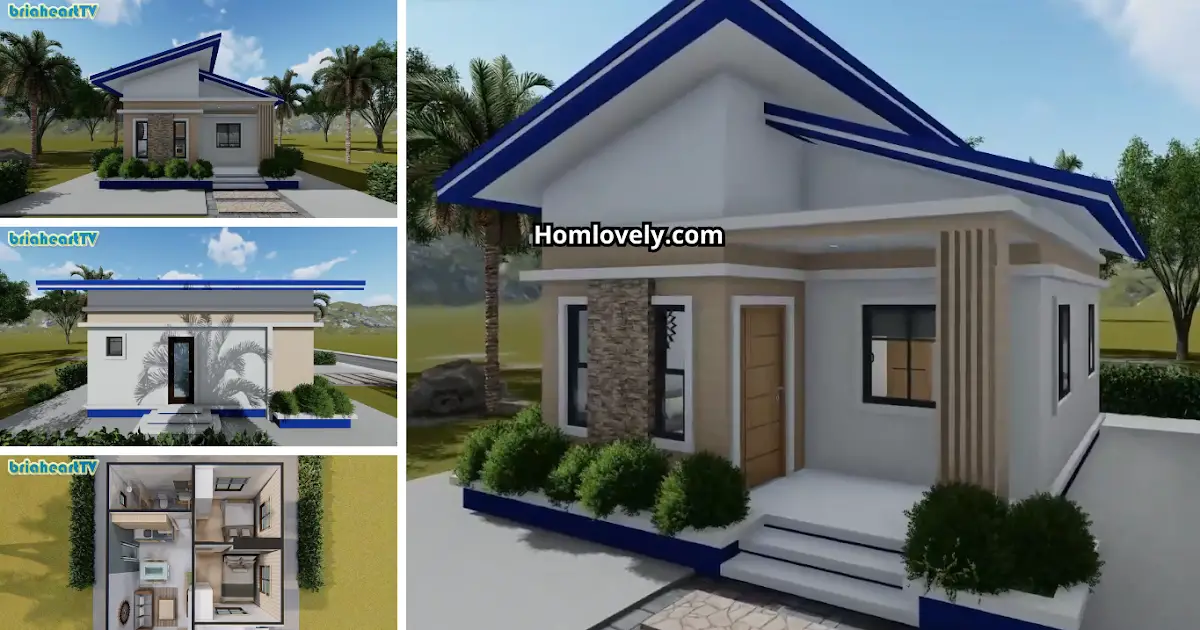 Super Ganda Modern House Design with 760K Budget (6x7) ~ Homlovely.com