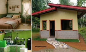 100K Metal Cladding Bahay House Design with Full Room ~ Homlovely.com