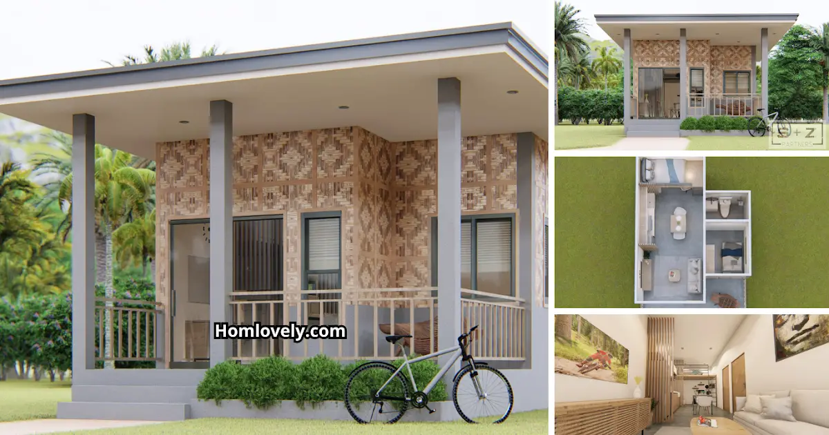 40 SQM Amakan With Loft House Design ~ Homlovely.com