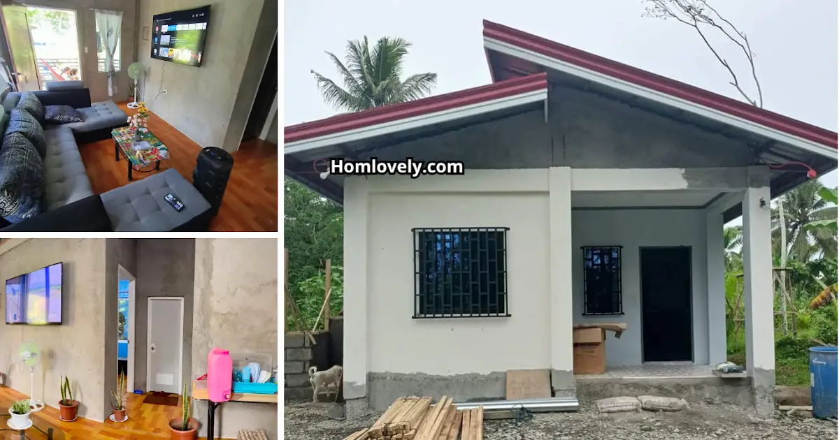 45 Sqm Pretty Small House with 2BR 1CR ~ Homlovely.com