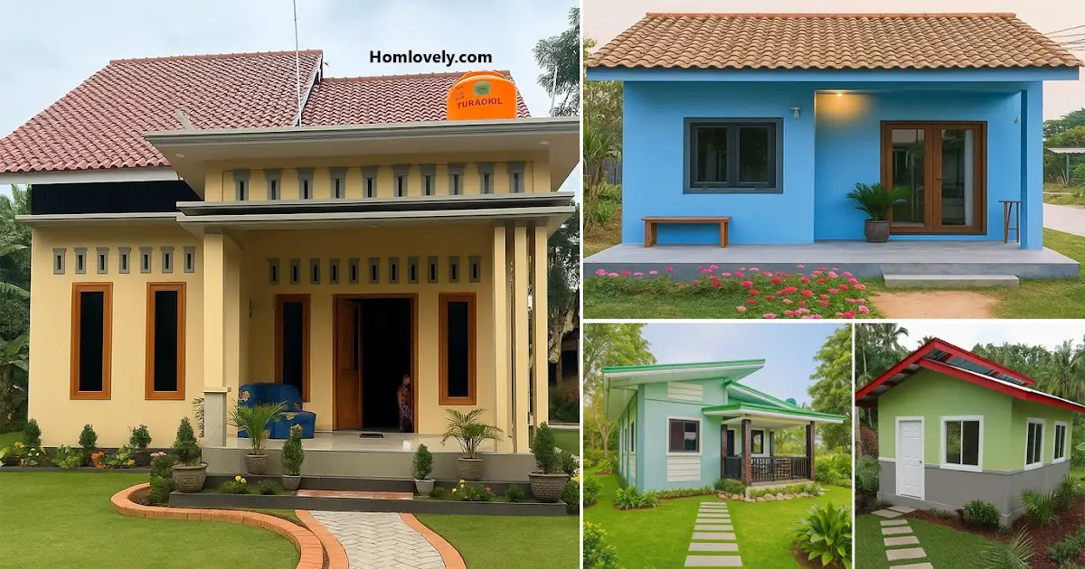 6 Pictures of Modern Concrete Bahay Kubo House Design ~ Homlovely.com