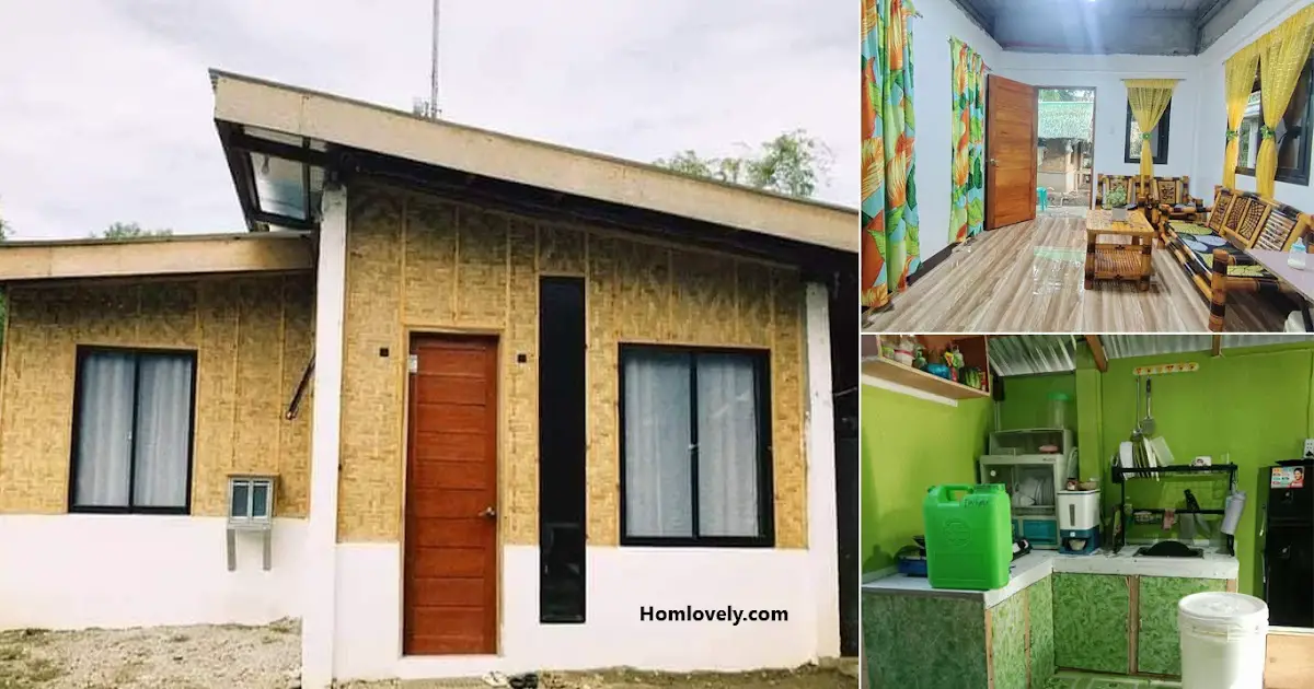 Charming But Cozy, Simple Amakan Half-Concrete House 2Br 1Cr ~ Homlovely.com