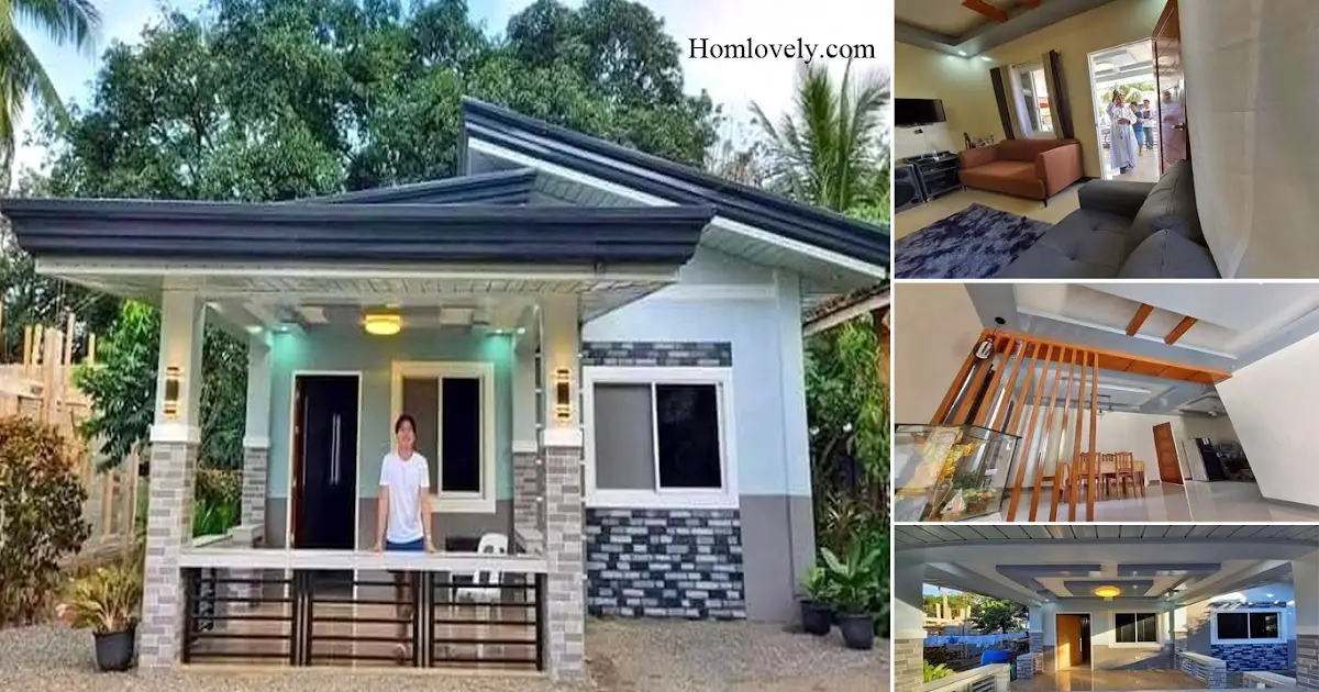 Small But Minimalist House Design With Mini Porch ~ Homlovely.com