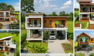 5 Top Modern Bahay Design, Simple Living in Province ~ Homlovely.com