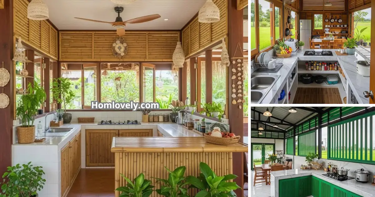 6 Charming Semi-Outdoor Kitchen ~ Homlovely.com