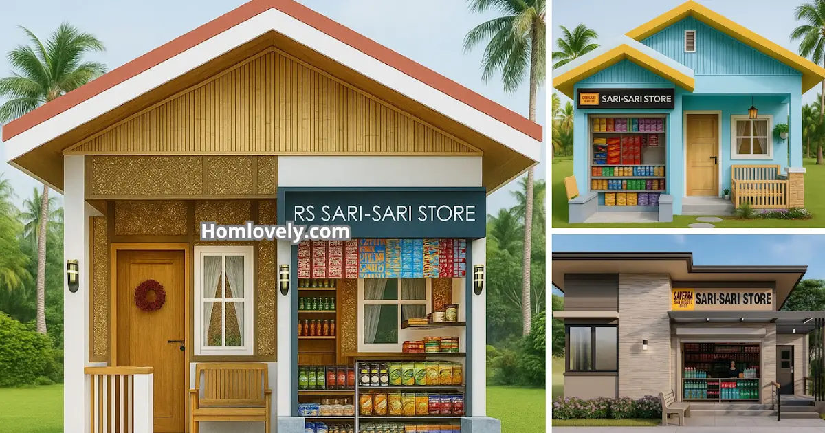 Best Small House with Tindahan & Cost 2025 ~ Homlovely.com