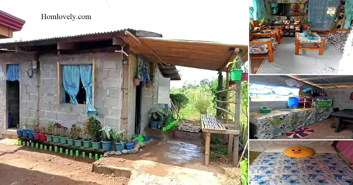 Full Concrete Tiny House Design With 2 Br 1 Cr ~ Homlovely.com