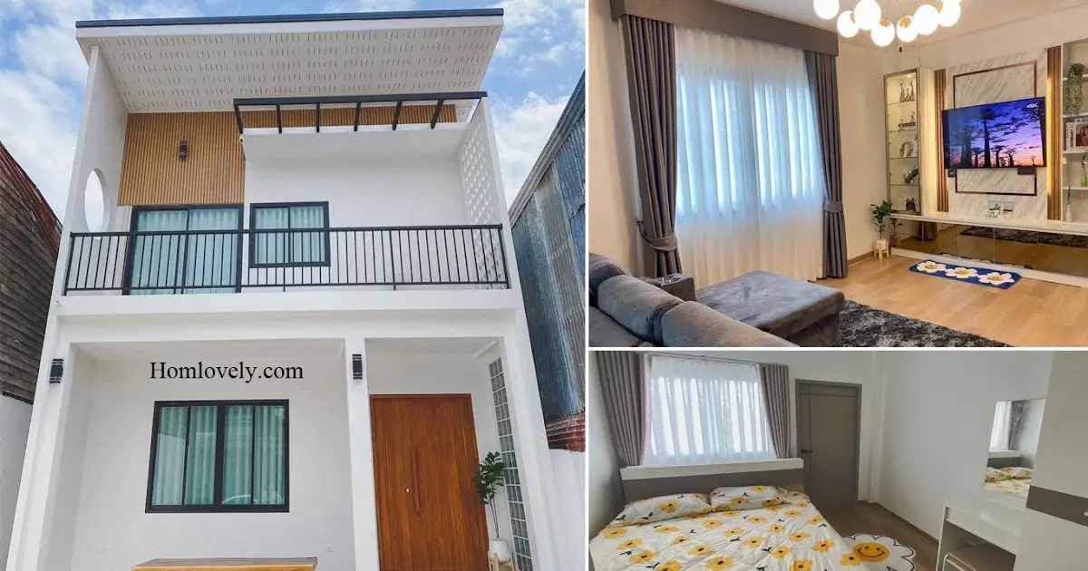 Maganda 2-Storey Small Bahay With White Impression ~ Homlovely.com