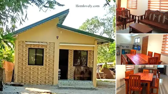 Naturally Small Bahay Design With Full Rooms ~ Homlovely.com