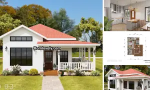 Simple House Design 120sqm 3BR with Layout ~ Homlovely.com