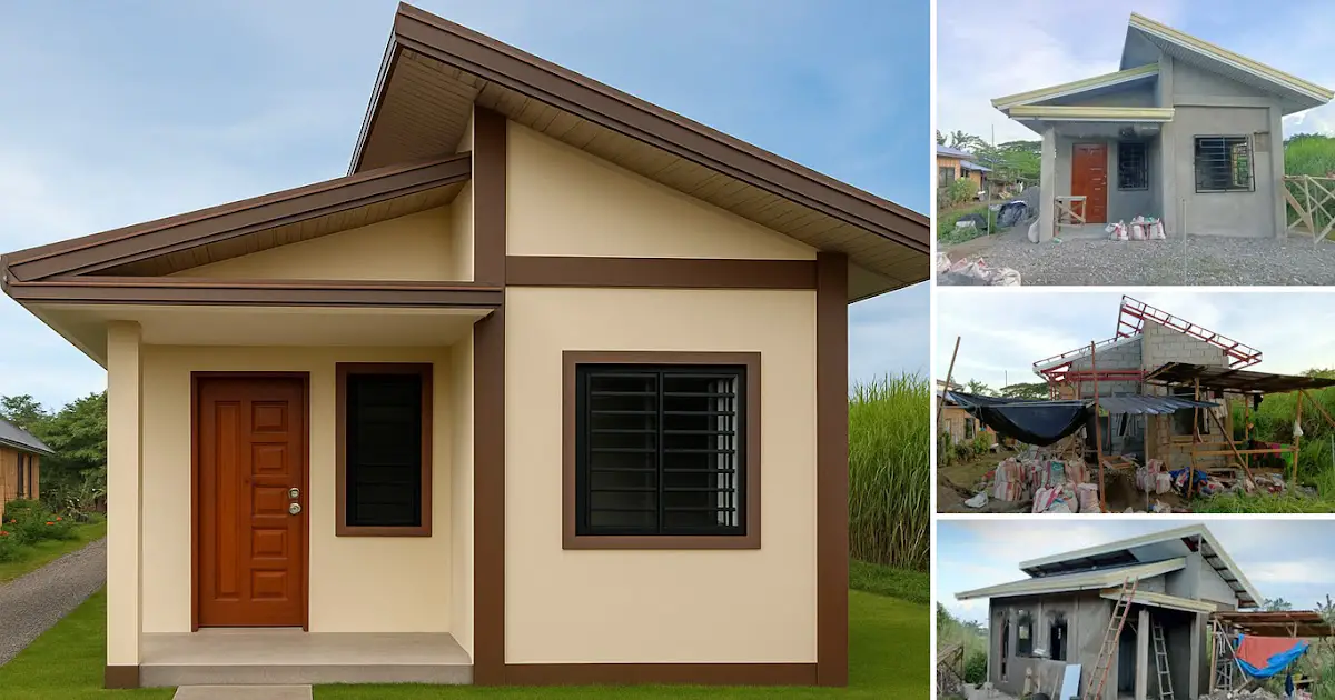 45sqm 3 Kwarto 1CR Concrete House (550K) ~ Homlovely.com